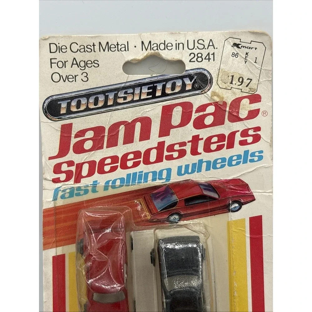 Vintage 1983 Tootsietoy Jam Pac Speedsters 8 Pack Diecast Cars Set Sealed Kmart